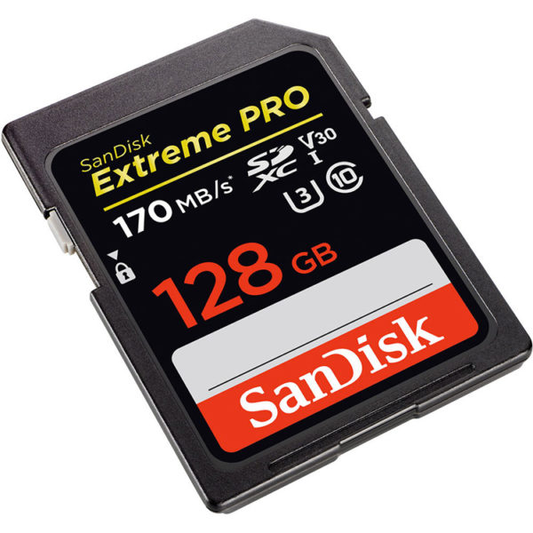 Sandisk-sdxc-128GB-Extreme-Pro-170MBs-30v