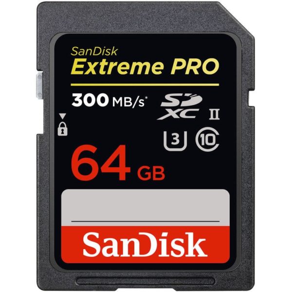 SanDisk 64GB SDXC Extreme PRO UHS-II