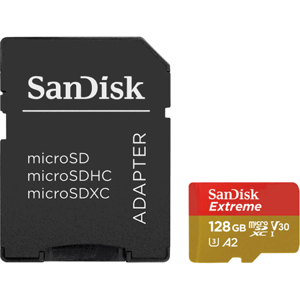 SanDisk-MicroSDXC 128GB-Extreme-160mbs-UHS-I